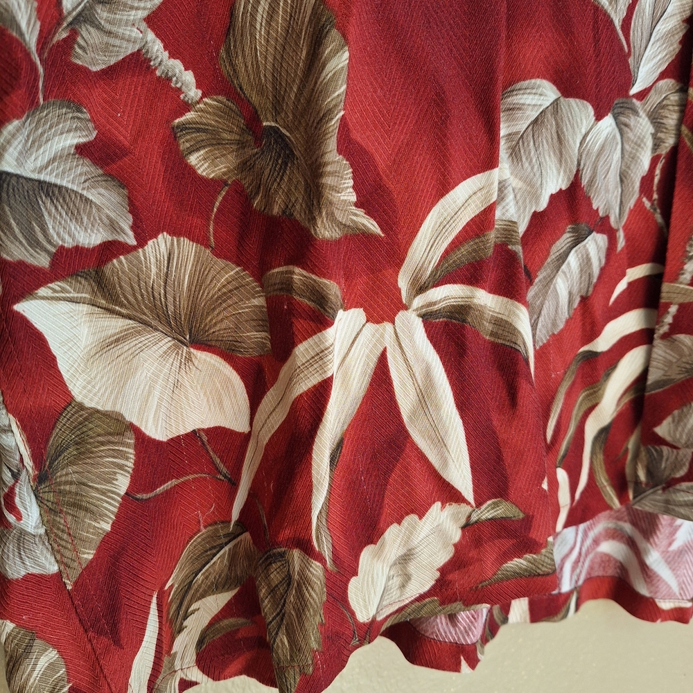 Vintage Campia Moda Floral Hawaiian Button-Up Shirt - Picture 10 of 11